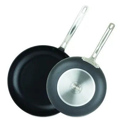 VIKING 40051-1182-1012 Hard Anodized Nonstick Fry Pan Set Inch and Inch Gray