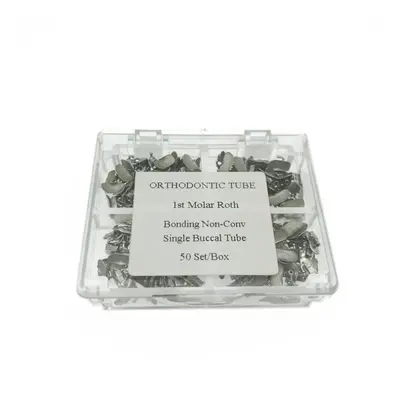 (as the picture, Roth Bonding) 200pcs Dental 1st Molar Orthodontic 0.022 Non-conve Single Roth B