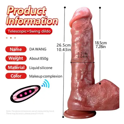 Tyrannosaurus Liquid Silicone Electric Phallus Simulation Dildo Adult Sex Products Female Cannon