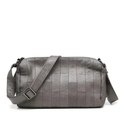 (grey) Luxury Soft Genuine Leather Handbags Women Bags Designer Retro Ladies Satchel Cross Body 