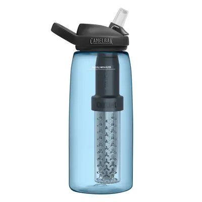 CamelBak Eddy Bottle Filtered By Lifestraw Leakproof Dual Filter 1Litre Blue