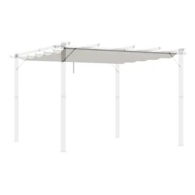 Outsunny Pergola Shade Cover Replacement Canopy for x 3(m) Pergola, Cream