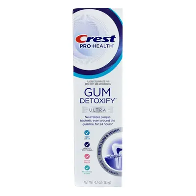 Crest Gum Detoxify Ultra Toothpaste, 3.7 Oz (104 G)