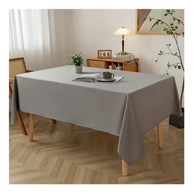 Cushy Home Rectangular Table Cloth Wipe Clean 140x220 cm Fabric Tablecloth Waterproof Wipeable P