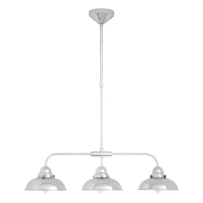 Jasper Pendant Light Three Lamps Sleek Chrome Finish