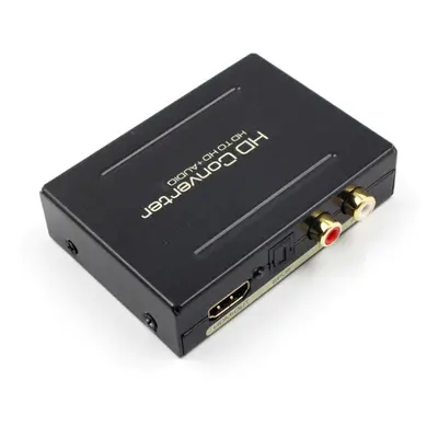 HD Audio Converter HD to HD+Audio+SPDIF+R/L Audio Signal Separator Switcher 4K Audio Extraction 