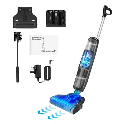 Wet and Dry Vacuum Cleaner Cordless 3-in-1 Floor Cleaner Smart Suction Lightweight Multi-Surface