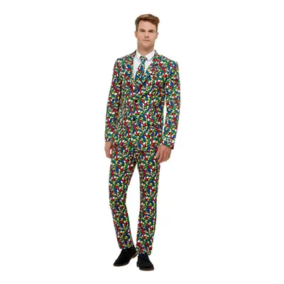 Smiffys Mens Rubik's Costume Set