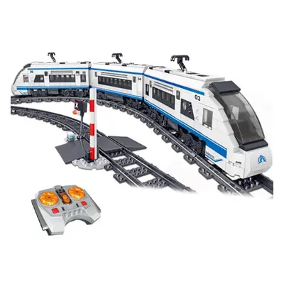 (as the picture) Creator Ideas City High Speed Electric Train Bricks Set Railway Building Blocks