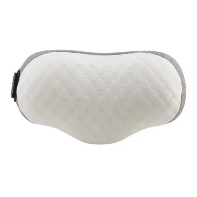 (white, Hot compress+vibration) Multifunctional Household Electric Cervical Spine Massage Pillow