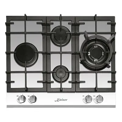 Kaiser Grand Chef Turbo Romb Burner 60cm Gas Hob - White