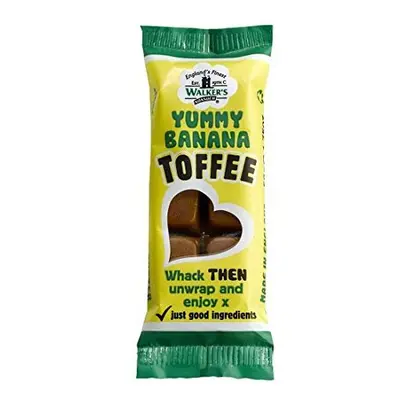 Walkers Nonsuch Yummy Banana Toffee Bars 50g (Pack of 24)