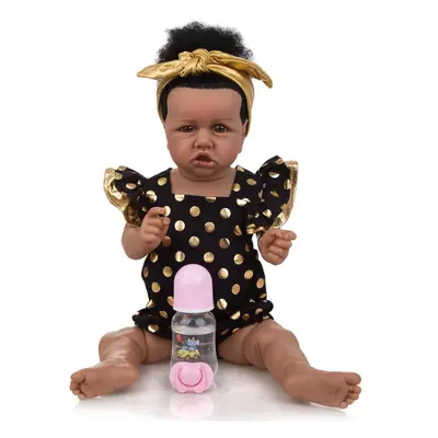 (as the picture, 57cm) Full Silicone Keiumi Cm Soft Silicone Reborn Baby Dolls Fashion Toddler B