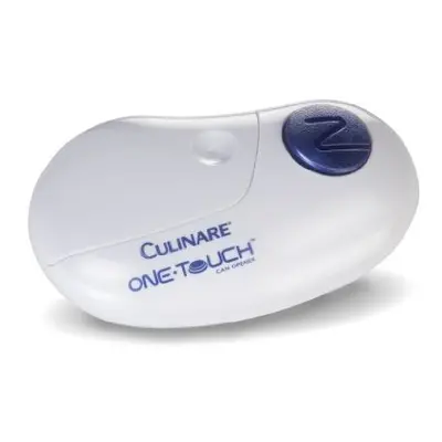 Culinare C50600 One Touch Electronic Tin Opener, White, Plastic/Stainless Steel, Automatic Can O