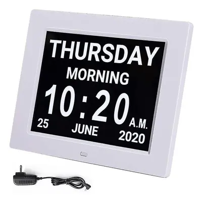 Inch Senior Watch. Digital Calendar And Senior Clock - Digital Clock, Alarm Clock, Calendar For 