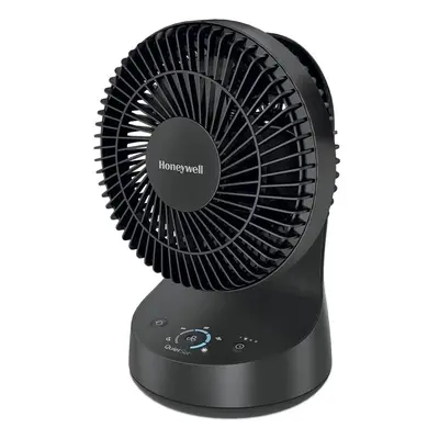 Honeywell QuietSet Oscillating Table Fan, Black â Personal and Small Room Fan with Quiet Opera