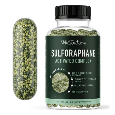 20MG Sulforaphane | from Broccoli Sprouts & Seed Extract | 565MG Microbeadlet Complex | 26MG of 