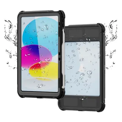 For iPad 10th Gen 10.9 RedPepper Shockproof Dustproof Waterproof Tablet Case(Black)