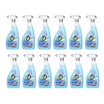 Cif Professional Window & Multi Surface Cleaner Spray 750ml (Pack of 12)