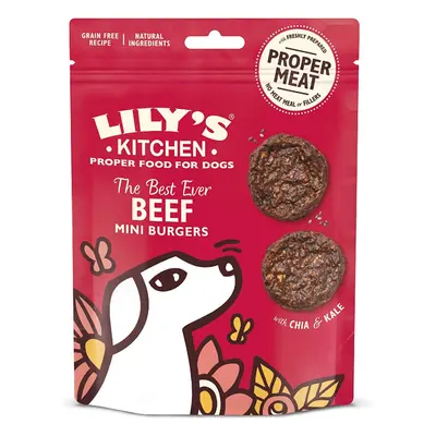 Lily's Kitchen Dog Treats The Best Ever Beef Mini Burgers (8 x g)