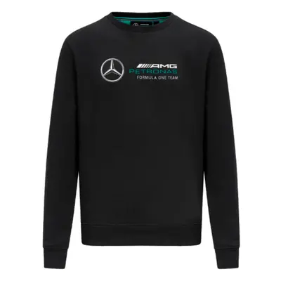 (S) Mercedes Mens Logo Crew Sweat (Black)