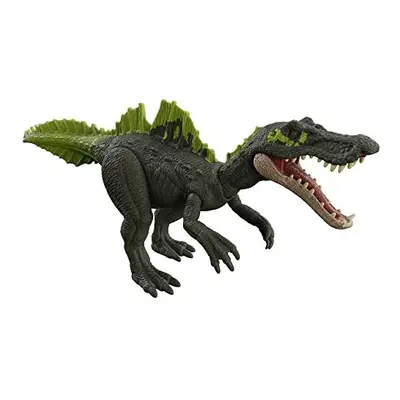 Jurassic World Dominion Roar Strikers Ichthyovenator Dinosaur Action Figure, Roaring Sound, Chom