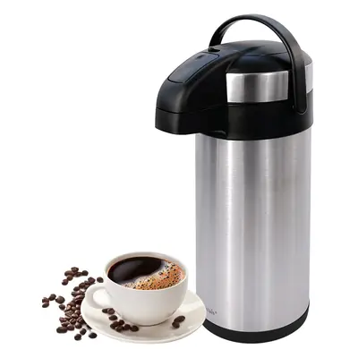 Stainless Steel 5L Vacuum Air Pot Travel Flask With Pump Action