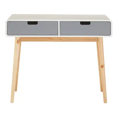 Console Table, Versatile Console Table with Drawers, Light Weight White Finish Console Table wit