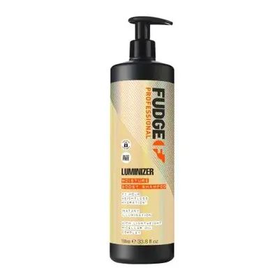 Fudge Professional Luminizer Moisture Boost Shampoo, Bulk Size, Locks in Colour, Instant Shine, 