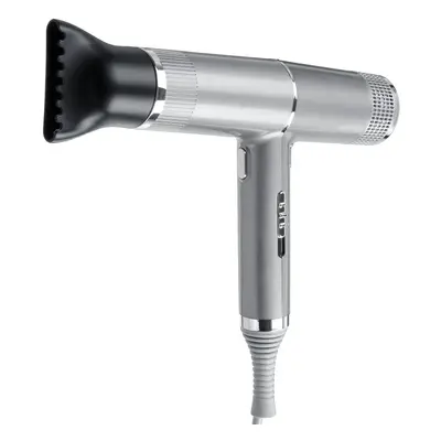 (Grey) Gears Hot And Cold Wind Hair Dryer Diffusion Nozzle Temperature Adjustment