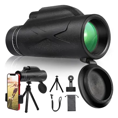 Outdoor Monocular HD80X100 Low-Light Night Vision All-Optical Imaging Telescope