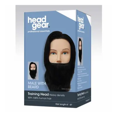 Head Gear 6-8" Mens Training Head With Beard