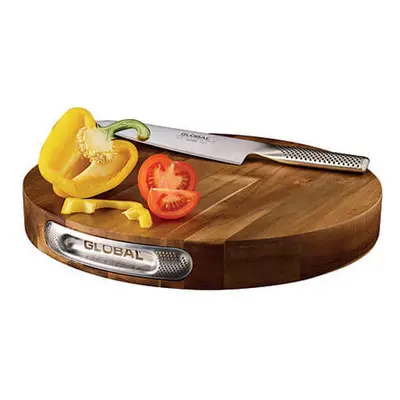 Global Acacia Pro Round Cutting Board 35cm x 4.5cm