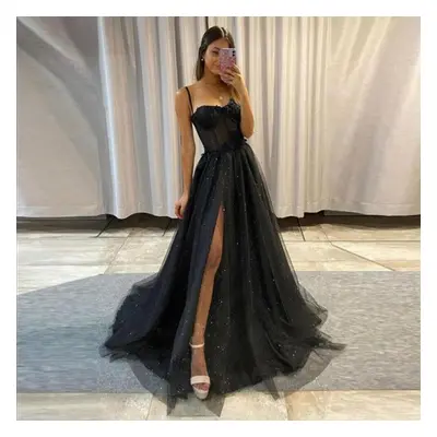 (black, 3XL) New Arrival Prom Party Dresses Vestido De Festa Blue Neck Dress Elegant Style Lace 