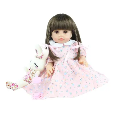 (gold, 48cm, Full Body Silicone) Bzdoll Lifelike Cm Full Silicone Soft Body Girl Boy Reborn Baby