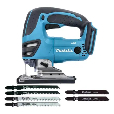 Makita DJV180ZX 18V LXT Cordless Top Handle Jigsaw with Blades Set