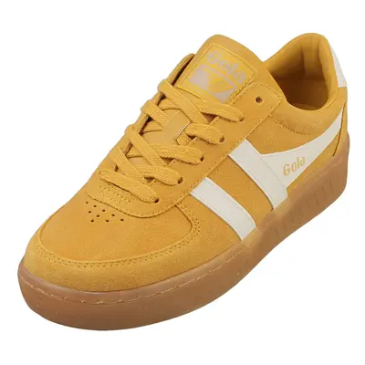 (7) Gola Grandslam Womens Fashion Trainers in Sun White