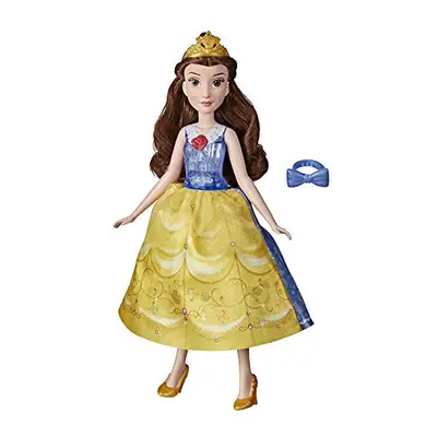 Disney Princess Spin and Switch Belle, Quick Change Fashion Doll, Toy for Girls Years and Up