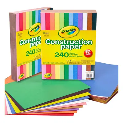 Crayola Construction Paper, Count, 2-Pack (Total Count)