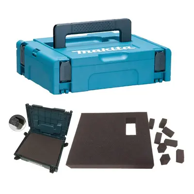 Makita MAKPAC Stacking Connector Tool Case Systainer TYPE + Foam Insert