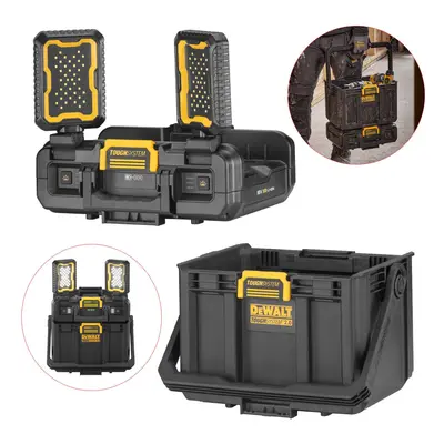 Dewalt Toughsystem 2.0 DWST08061-1 Half Width LED Light + Tote + Charger ToolBox