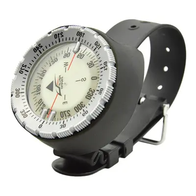 (grey) Underwater Compass Luminous Compass Wrist Diving Compass High Precision Professional Comp