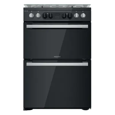 Hotpoint HDM67G8CCB/UK Dual Fuel Cooker - Black