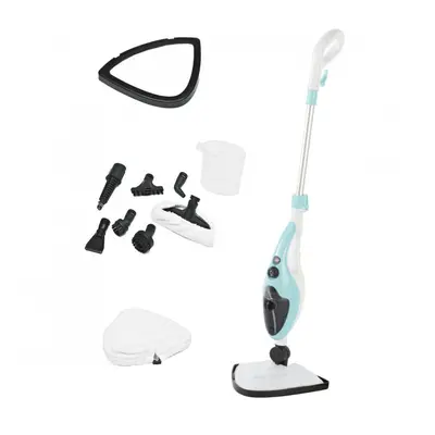 Blue in 1500W Hot Steam Mop Cleaner and Hand Steamer