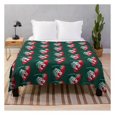 Fleece Throw Blanket The Leicester Tigers Icon for Sofa Couch Kids x Inches