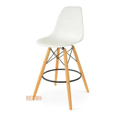 (White) Modern Scandinaavian Breakfast Bar Stool Chair