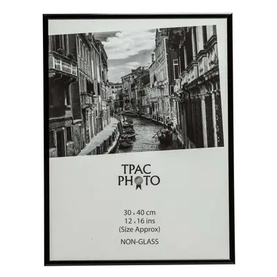 The Photo Album Company PAAF3040B-BLK Luxury Black Satin Aluminium Frame - 30X40