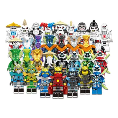 32 Pcs Set Ninjago Mini Figures Building Blocks Toys Gift