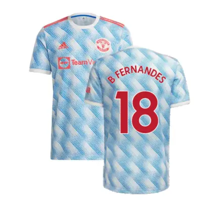 (XXL) Man Utd Away Shirt (Kids) (B FERNANDES 18)