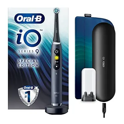 Oral-B iO9 Electric Toothbrush, App Connected Handle, Ultimate Clean Toothbrush Head & Charging 